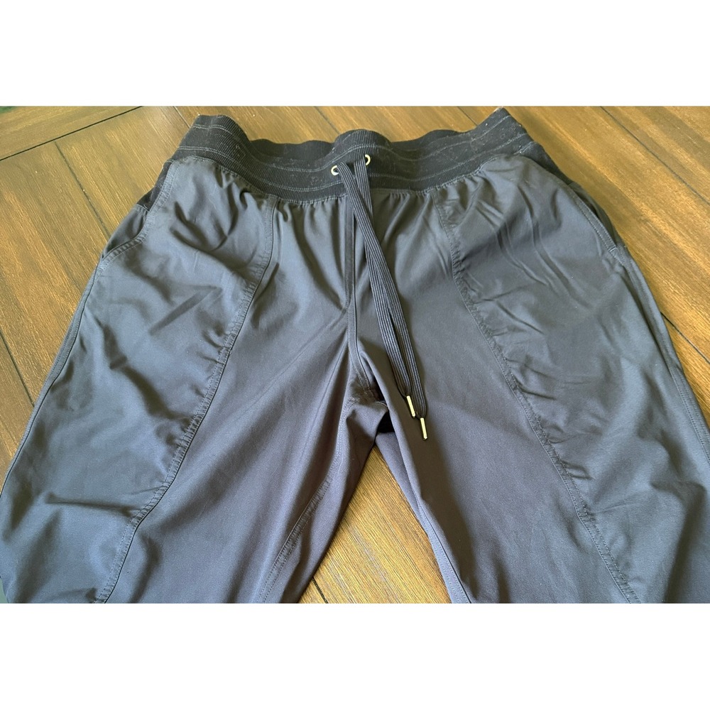 Quince Womens Ultra-Stretch Performance Joggers Black Size M Drawstring Athletic - Picture 5 of 10